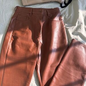 Aritzia Wilfred leather pants